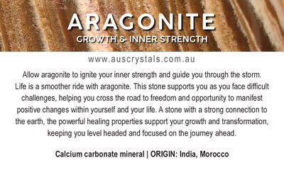 Aragonite Info Card 25pc pack