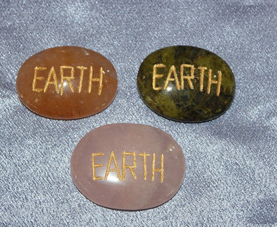 Affirmation Stone Earth  1pc