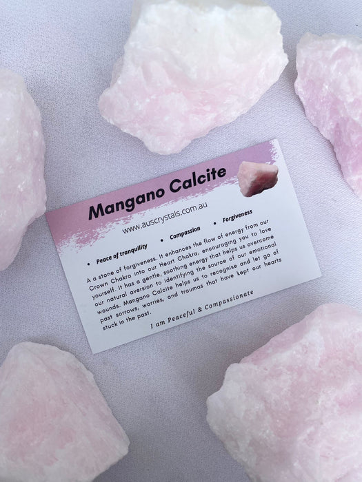 Mangano Calcite Card 25pc pack