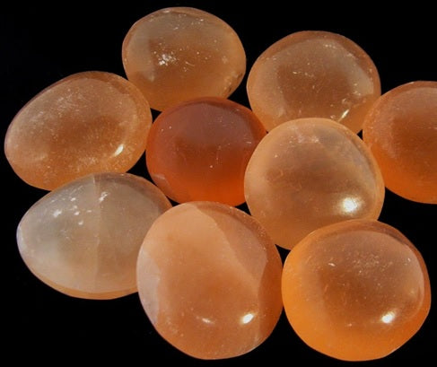 Peach Selenite Tumbled Stones