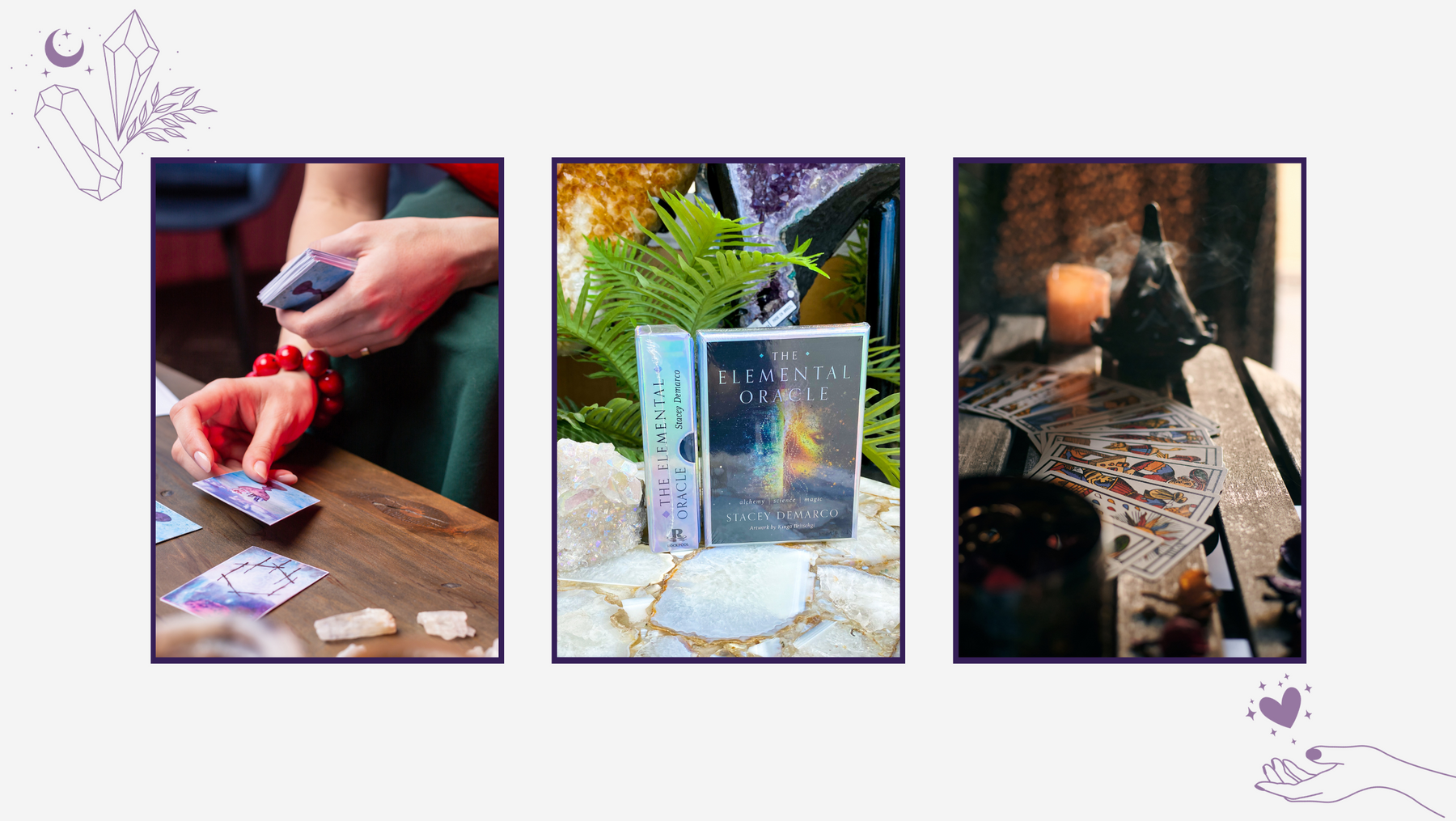 Invite yourself to the world of Learning through Crystal Books & Tarot Cards