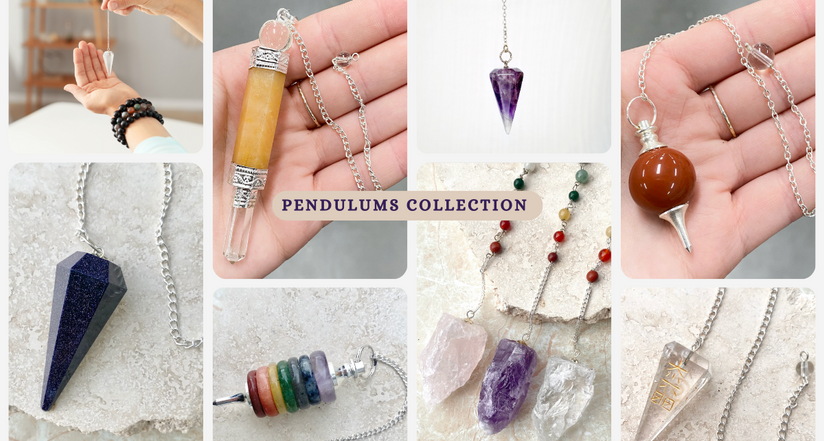 Elevate Your Divination with our Crystal Pendulum Collection