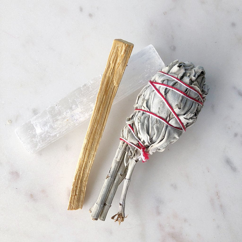Crystal Cleansing Rituals with Smudging & Selenite