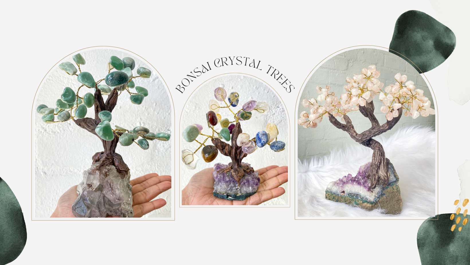 BONSAI CRYSTAL TREES: NATURE'S MASTERPIECE IN CRYSTAL CLUSTERS