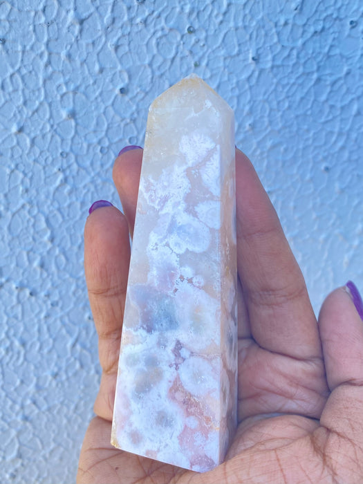 Flower Agate Crystal Tower FA27