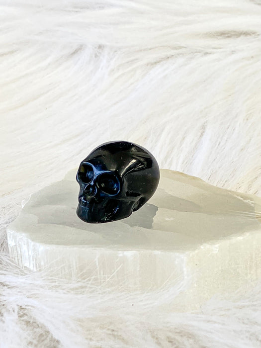 Black Obsidian Skull - Small