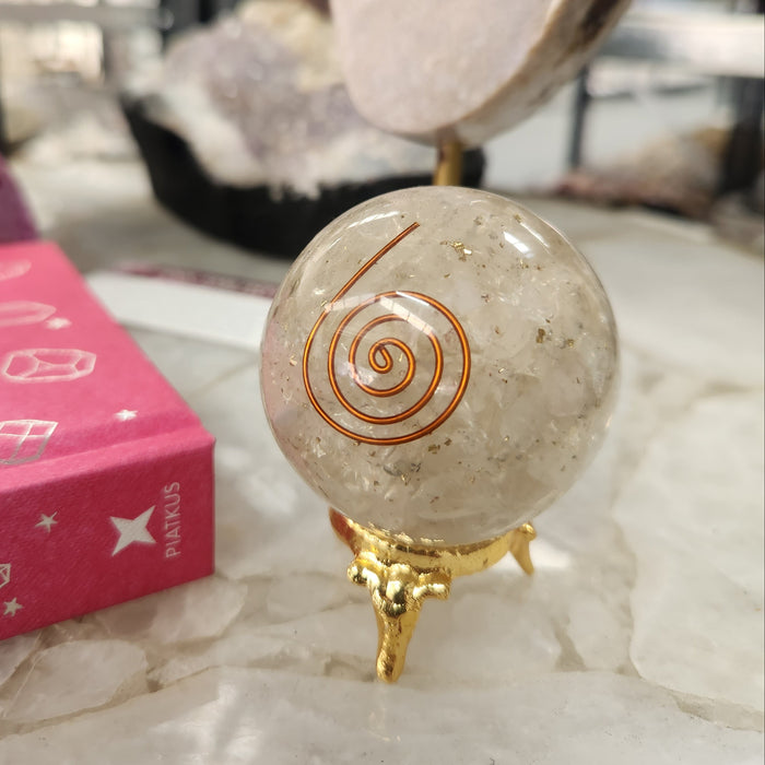 Orgonite Sphere - Clear Quartz * Special