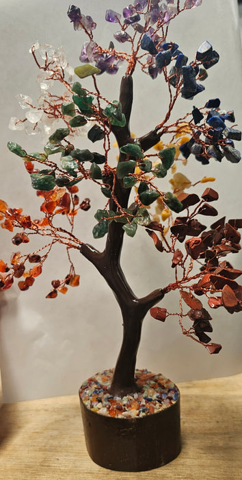 7 Chakra Tree- Large Brown