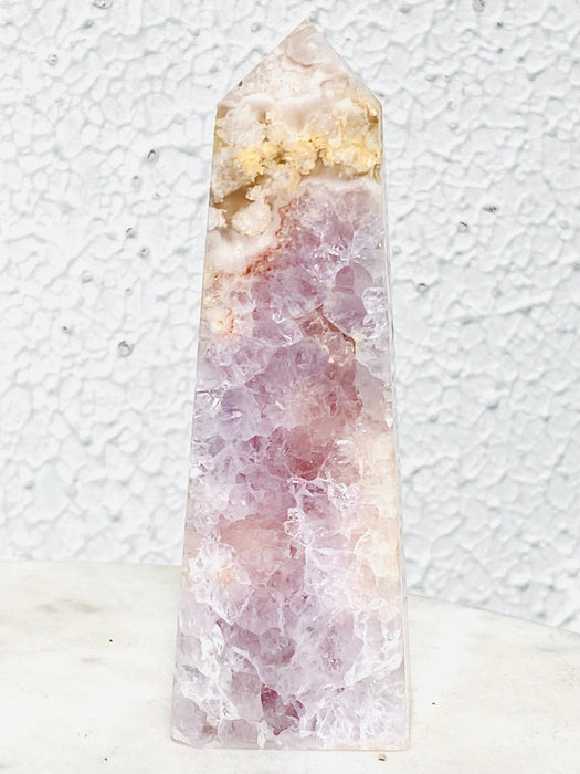 Flower Agate Crystal Tower FA19