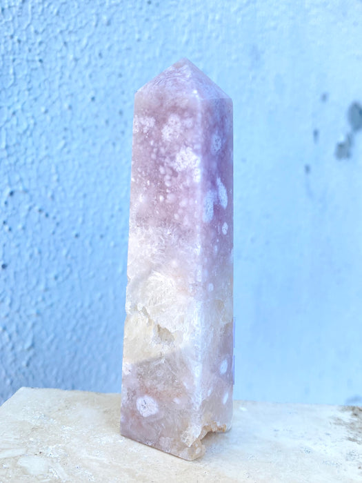 Flower Agate Crystal Tower FA25