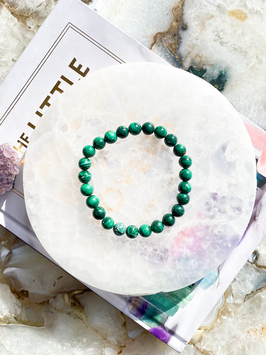 Malachite Bead Bracelet 1PC