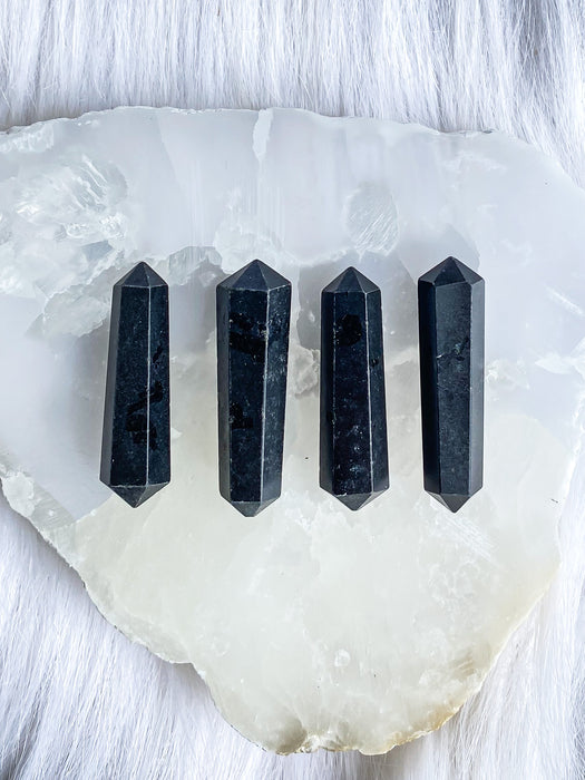 Black Tourmaline Double Point Tower