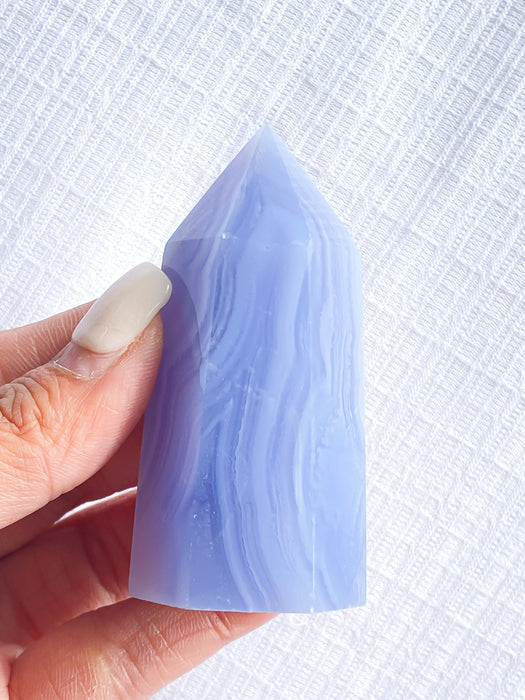Blue Lace Agate Tower BLA2