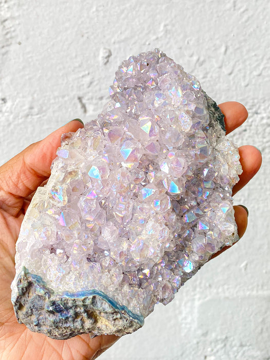 Amethyst Aura Quartz Cluster TA22