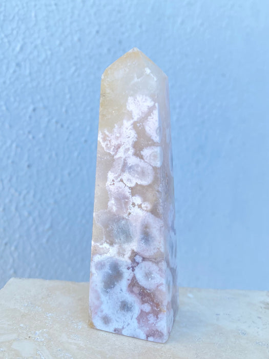 Flower Agate Crystal Tower FA27