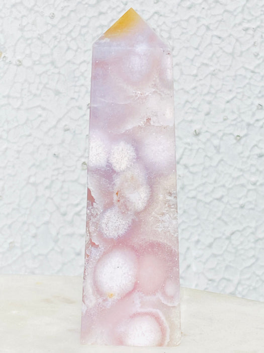 Flower Agate Crystal Tower FA13