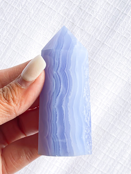 Blue Lace Agate Tower BLA3