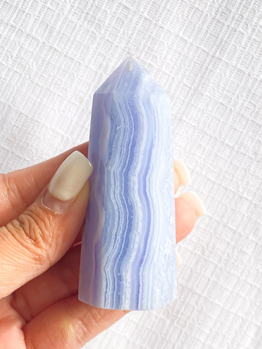 Blue Lace Agate Tower BLA6
