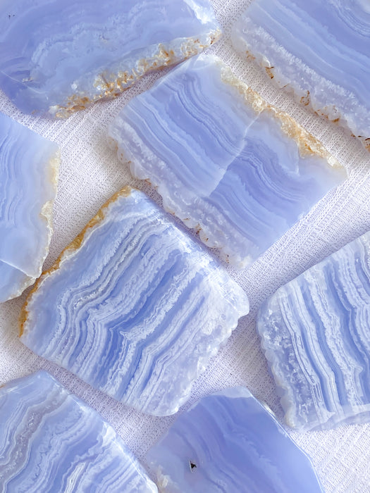 Blue Lace Agate Slice