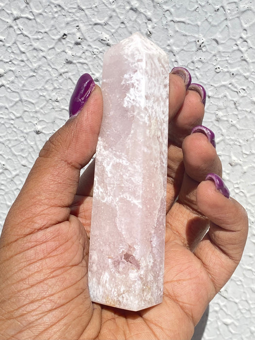 Flower Agate Crystal Tower FA23