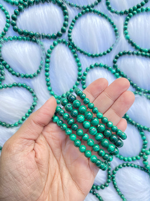 Malachite Bead Bracelet 1PC