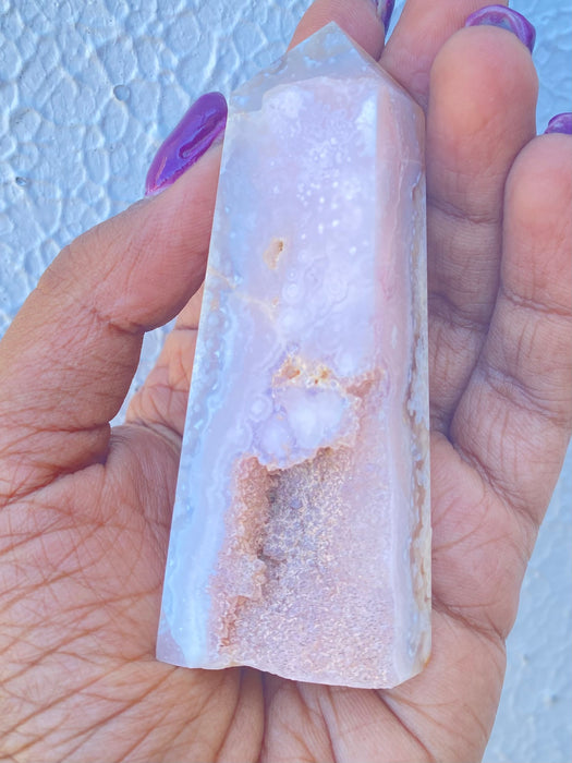 Flower Agate Crystal Tower FA26