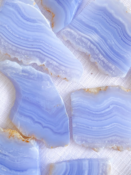 Blue Lace Agate Slice