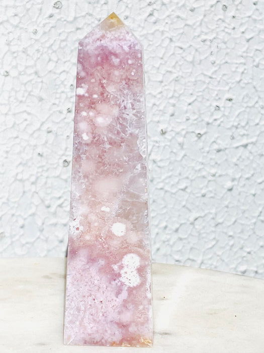 Flower Agate Crystal Tower FA11