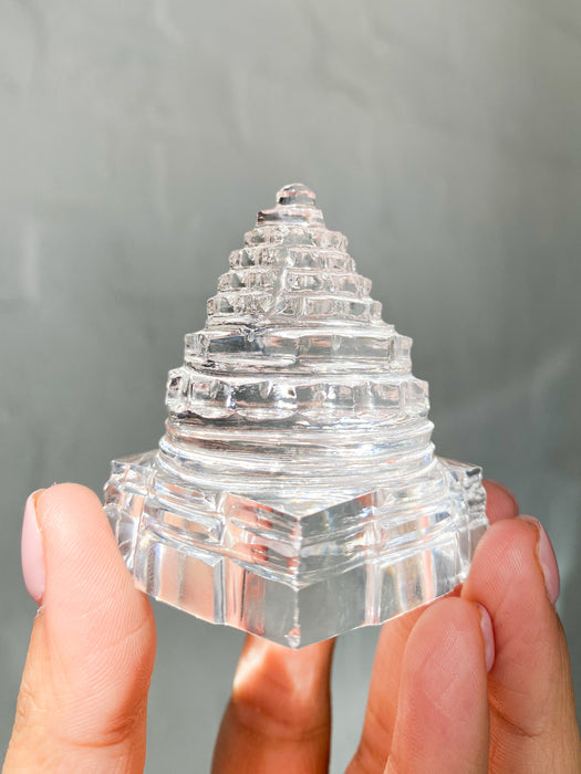 Shree Yantra In Clear Quartz