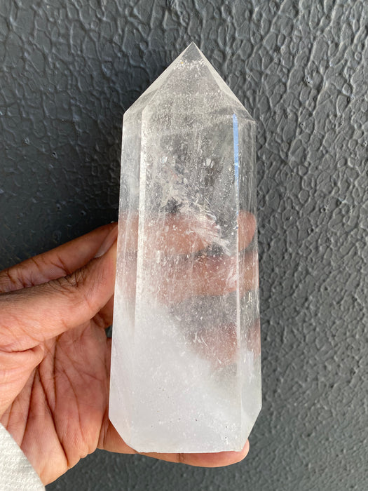 Clear Quartz Tower CQT04