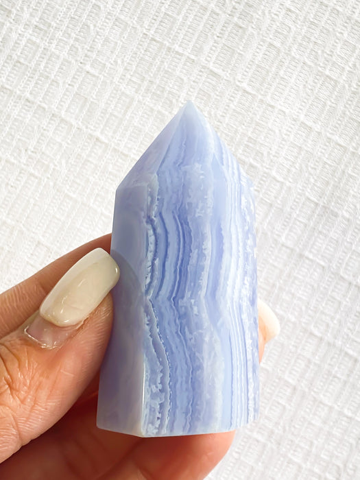 Blue Lace Agate Tower BLA9
