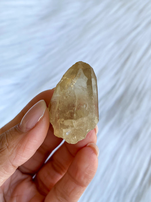 Natural Kundalini Citrine Polished Point NK21
