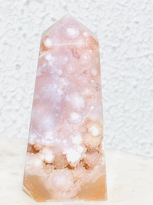 Flower Agate Crystal Tower FA16
