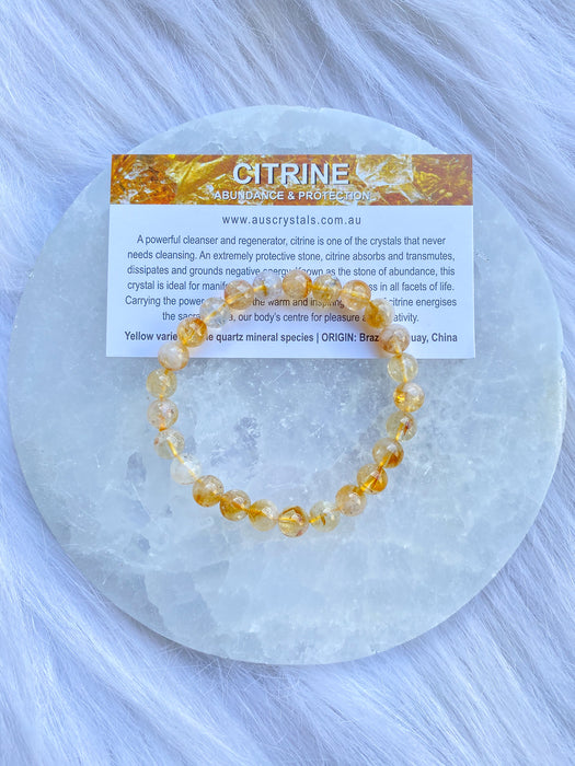 Citrine Bracelet 8mm