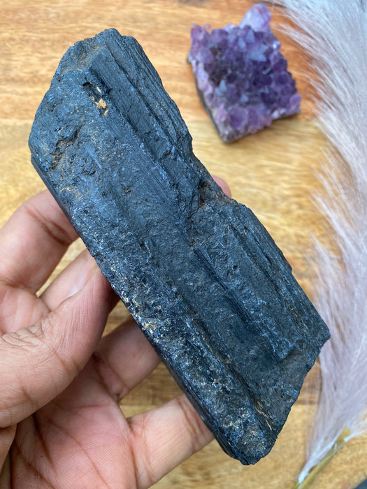 Black Tourmaline Rough BT17