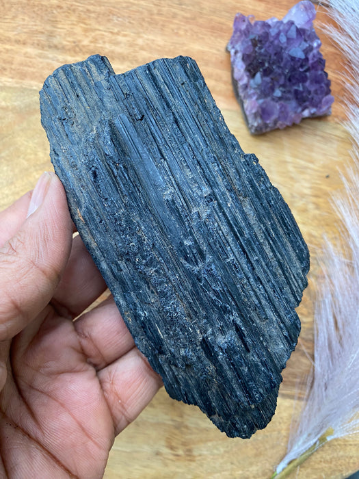 Black Tourmaline Rough BT02