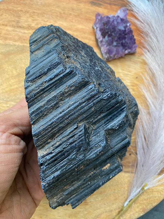 Black Tourmaline Rough BT06