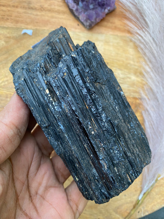 Black Tourmaline Rough BT07