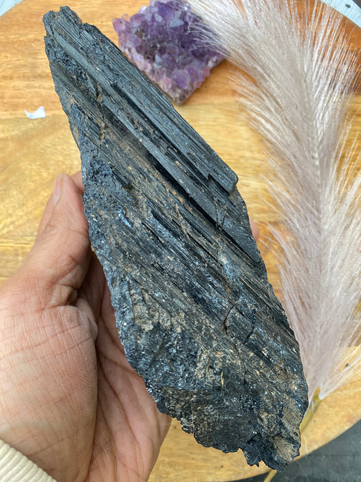 Black Tourmaline Rough BT08
