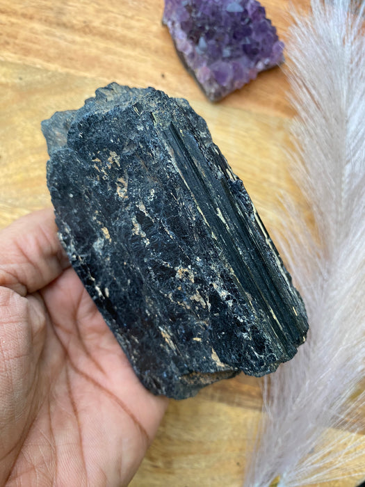 Black Tourmaline Rough BT13