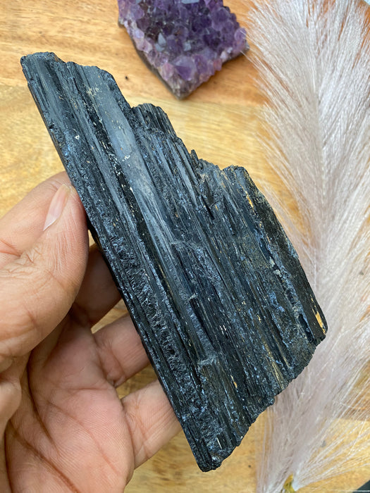 Black Tourmaline Rough BT11