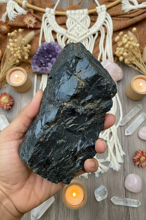 Black Tourmaline Rough BT21 *Special