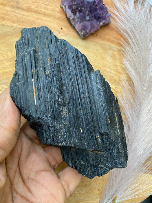 Black Tourmaline Rough BT22