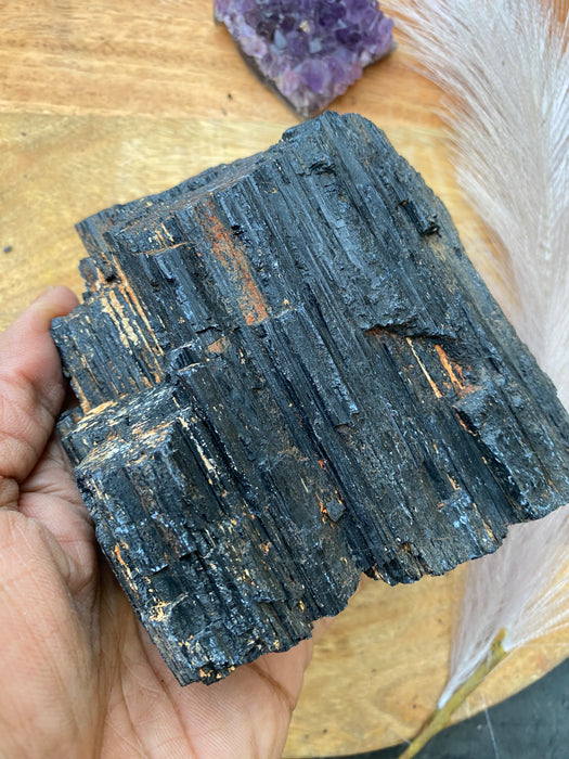 Black Tourmaline Rough BT24 *Special