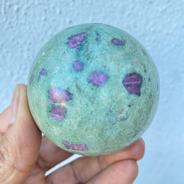 Ruby Fuchsite Sphere RF01