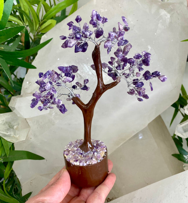 Lepidolite Tree- Medium Brown