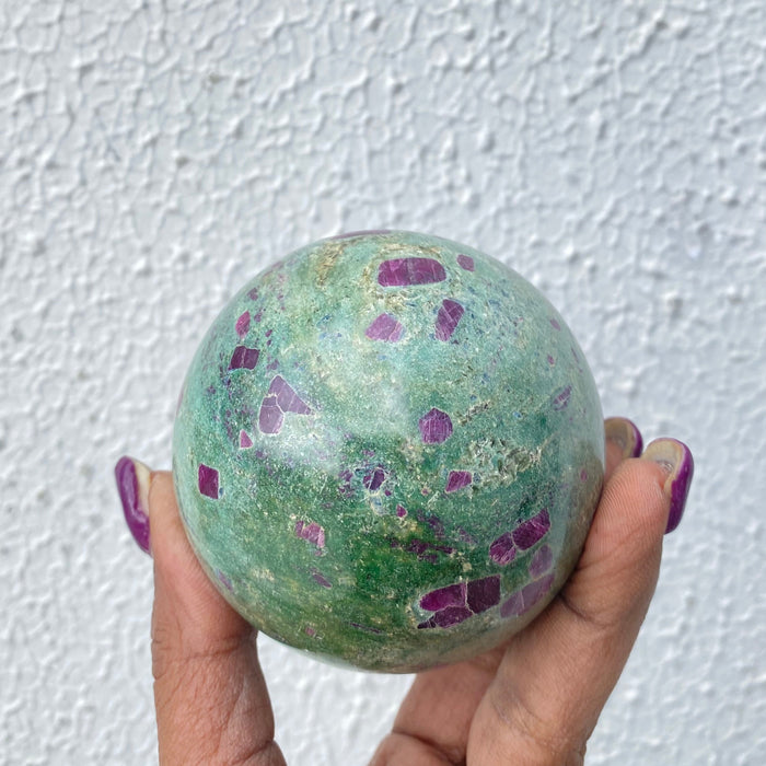 Ruby Fuchsite Sphere RF02