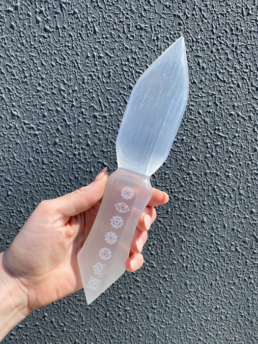 Selenite Knife