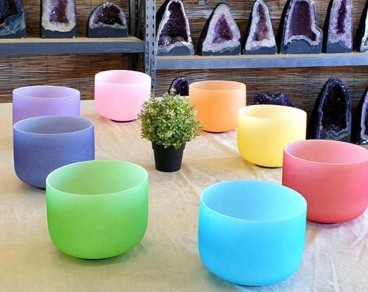 Full Set of 8" Color Singing Bowl