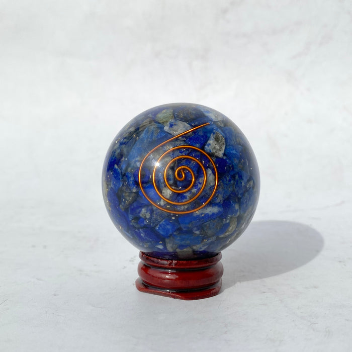 Orgonite Sphere - Lapis Lazuli